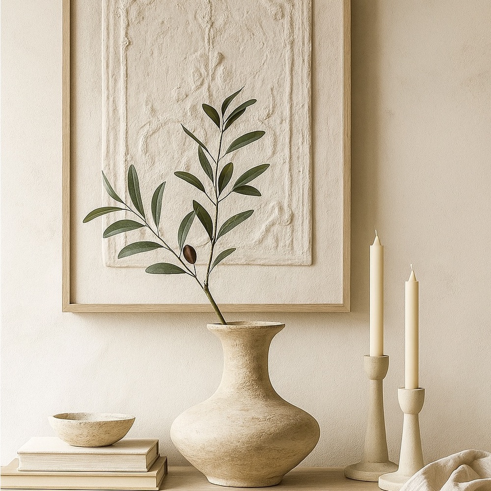 Elegant Cream Vase